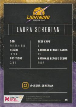 2018 Tap 'N' Play Suncorp Super Netball #39 Laura Scherian Back